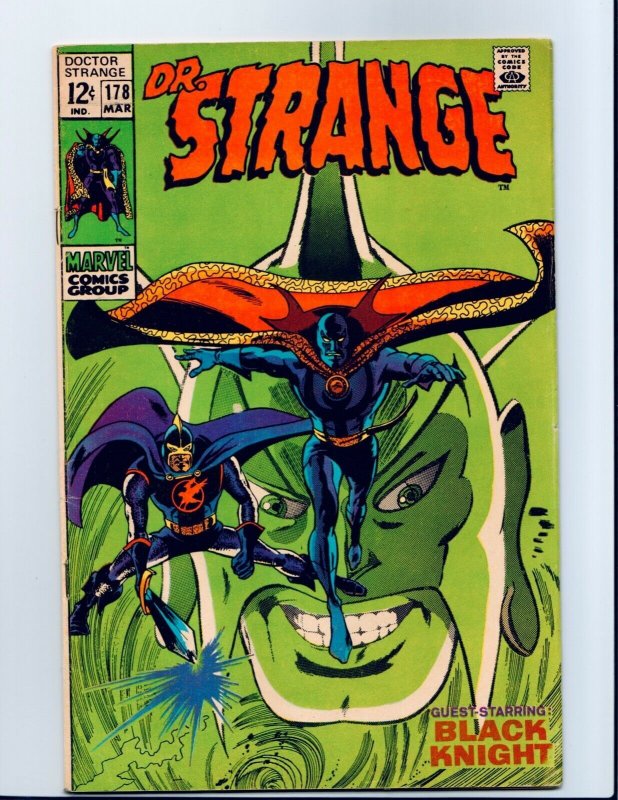Doctor Strange #178. - Ft. The Black Knight. VF
