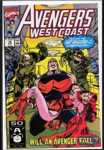 Avengers West Coast #73 (1991) West Coast Avengers / Avengers West Coast