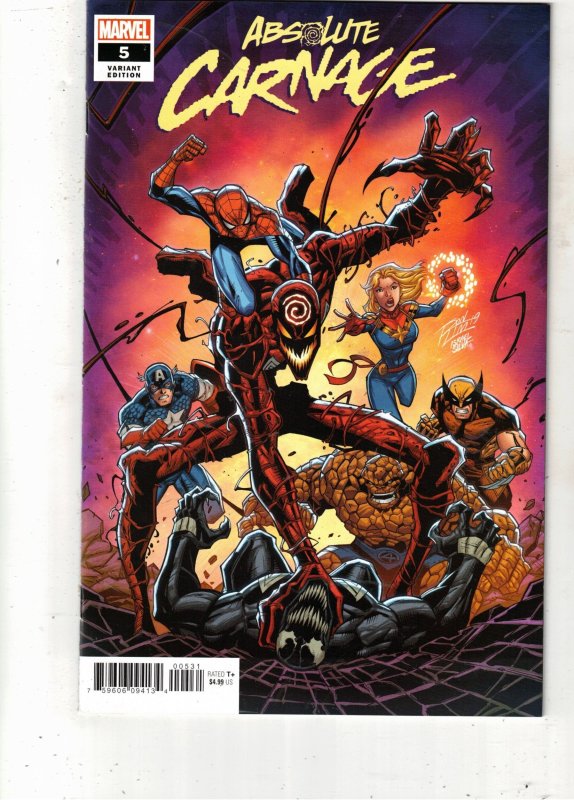 Absolute Carnage #5 Lim Cover 2020 Super-Grade 50%! NM VENOM & CARNAGE TO DEATH!