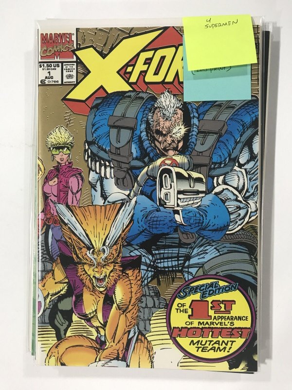 X-Force #1 Second Print Cover (1991) X-Force NM3B229 NEAR MINT NM