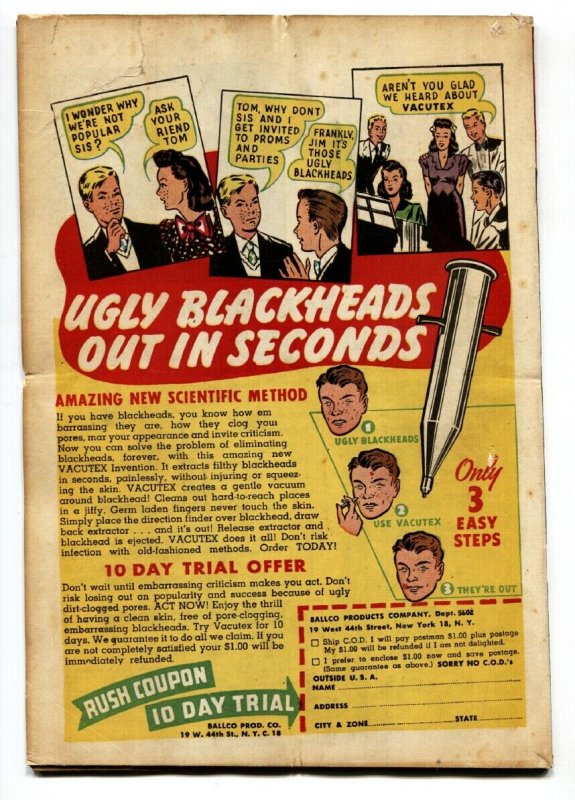 LUCKY #4-1946-LUCKY STARR-GGA COVER-Walter Johnson art