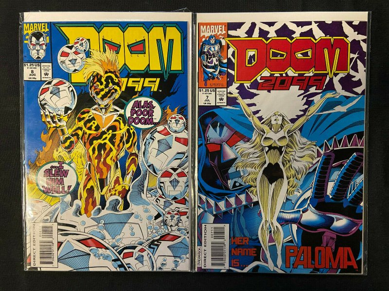 DOOM 2099 COMICS #1-8  MOST FN-VF OR BETTER PAT BRODERICK ART