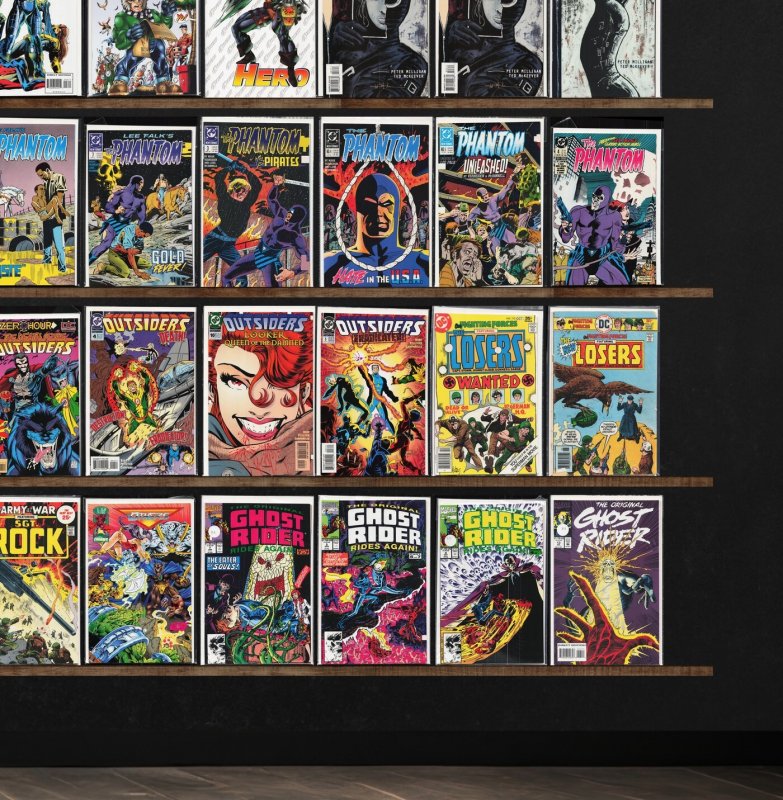 Huge Lot 150+ Comics with Fantastic Four, The Phantom, The Omega Men & More!