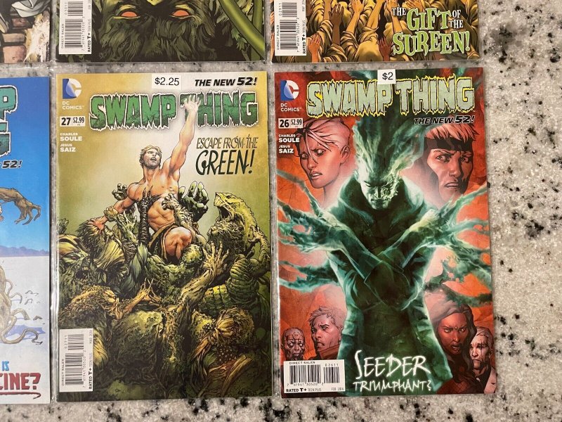 Lot Of 6 Swamp Thing DC Comic Books New 52 # 26 27 28 29 30 31 NM 1st PR 47 J801 