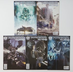 Transformers: Sector 7 #1-5 VF/NM complete series (based on movies) ; IDW