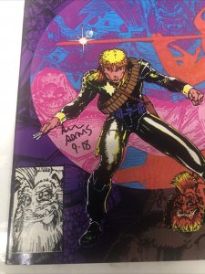 Longshot (1985) # 1 (VF/NM) Variant Signed Arthur Adams • Marvel Comics •Nocenti