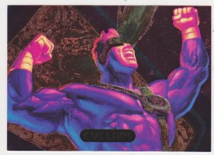 1995 Flair Marvel Annual Powerblast Card #4 Cyclops