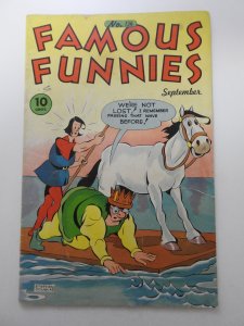 Famous Funnies #134 (1945) Int Tears Good Condition!