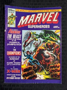 1981 April MARVEL SUPERHEROES UK Magazine #372 VG 4.0 John Byrne Champions