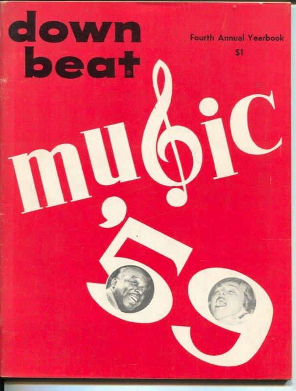 Down Beat's Music Yearbook 1961-Photos, info, trends, history-top music stars-FN 