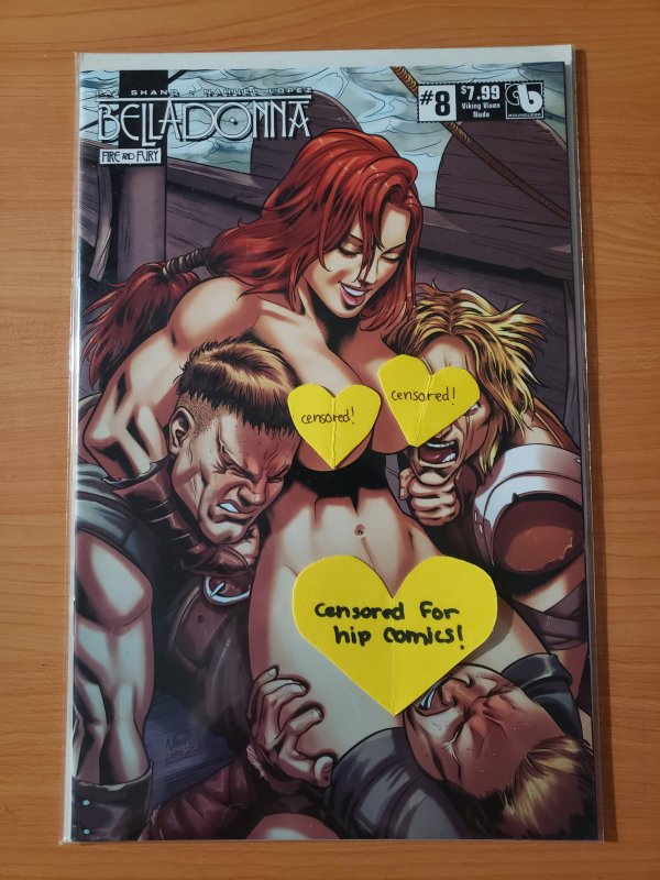 Belladonna Fire and Fury #8 Viking Vixen Nude Variant Cover