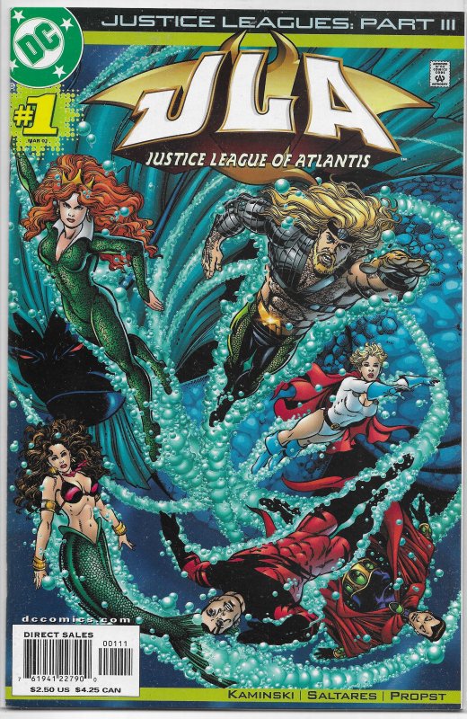 Justice Leagues (2001) parts 1-6 (set of 6) Amazons Arkham Aliens Atlantis JLA ?