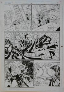PHIL JIMENEZ / ROMEO TANGHAL original art, ROBIN #6 pg 14, 11x17, 1994
