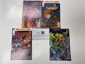 4 WILDSTORM comic books Wildcore #1 6 Phantom Guard #1 Sourcebook 39 KM7