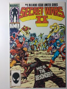 Secret Wars II #1 (9.2, 1986) 1st app of Thundersword & Beyonder in physical ...
