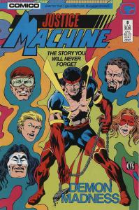 Justice Machine (Comico) #8 VF/NM COMICO - save on shipping - details inside