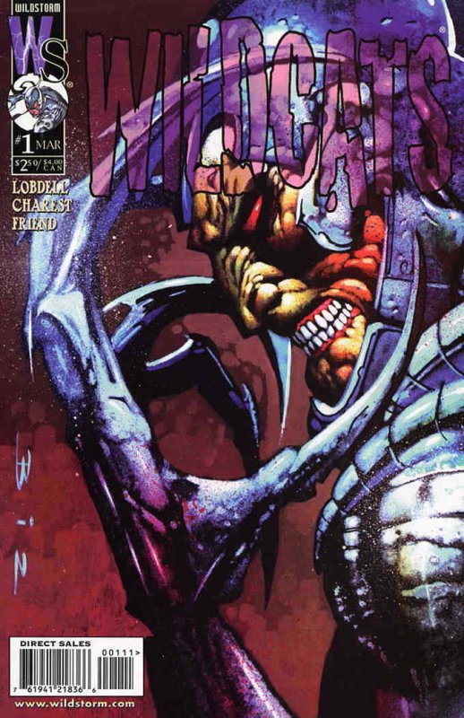 Wildcats (2nd Series) #1C VF/NM; WildStorm | Simon Bisley variant - we combine s 