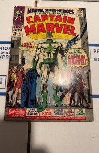 Marvel Super-Heroes #12 (1967)1st captain marvel and origin