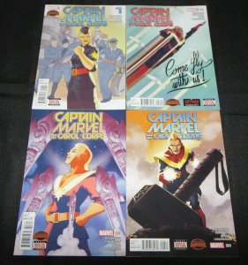 2015 Secret Wars Captain Marvel and the Carol Corps #1-4 Set (9.0-9.2)