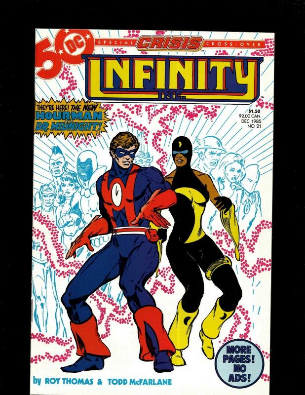 Lot of 12 Infinity Inc. DC Comic Books #1 2 7 13 14 15 16 17 18 19 20 21  JF25