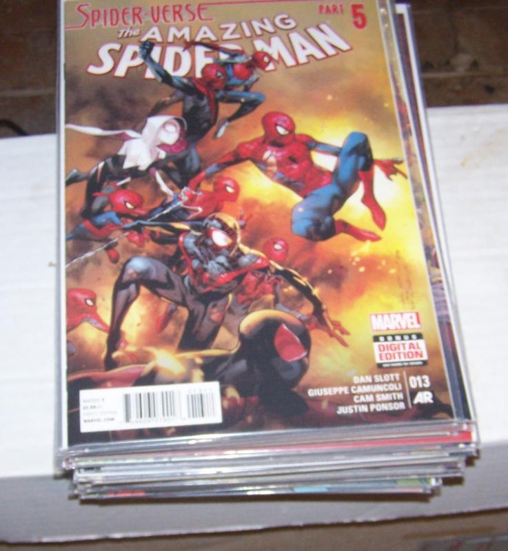 Amazing Spider-Man #  13 ( 2015, Marvel)  spider-verse pt 5 superior+ spidergwen