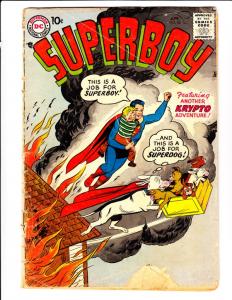 Superboy #56 (Apr-57) GD- Affordable-Grade Superboy