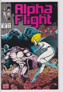 ALPHA FLIGHT #64 (Nov 1988) VF 8.0 white