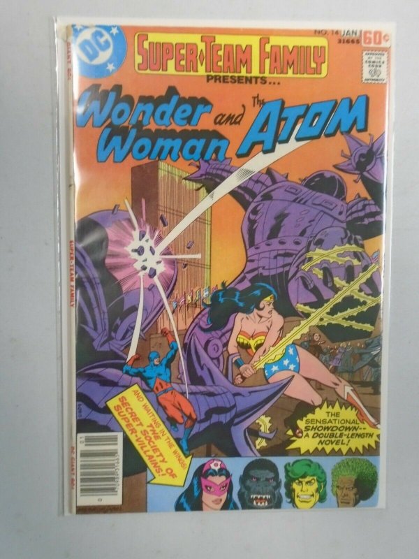 Super-Team Family #1 presents Wonder Woman and Atom 5.0 VG FN (1978)