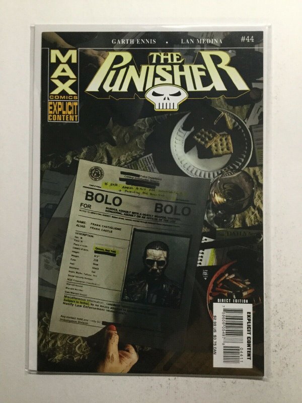 Punisher 44 Near Mint Nm Max Comics Marvel