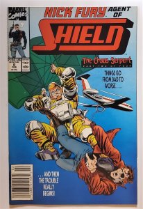 Nick Fury, Agent of S.H.I.E.L.D. #8 (Feb 1990, Marvel) FN+ 