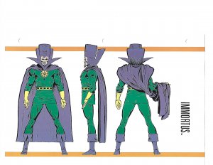 Official Handbook of the Marvel Universe Sheet- Immortus