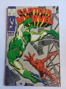 Captain Marvel #13 - Gene Colan - 1969 - VG