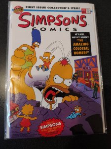 The Simpsons #1 & Bart Simpsons' Creepy Crawly Tales w/ Poster HIGH GRADE