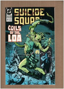 Suicide Squad #37 DC Comics 1990 Ostrander DEADSHOT POISON IVY VF+ 8.5