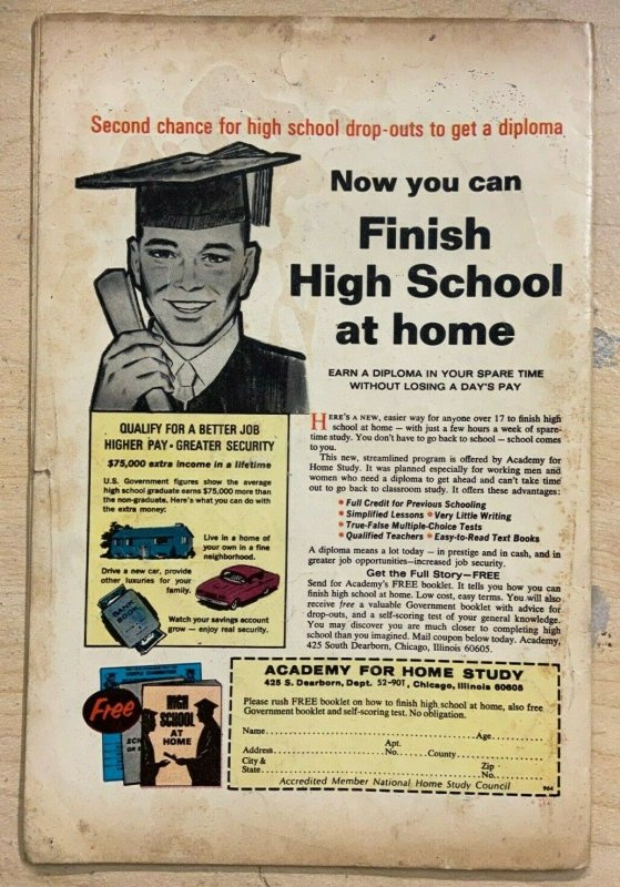 THE PHANTOM #37 (Charlton, 4/1970) G The Ghost Who Walks! Jim Aparo!