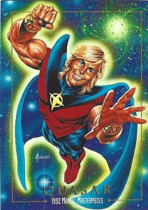 1992 Marvel Masterpieces #72 Quasar