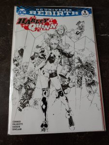 ​HARLEY QUINN #1 NM DC REBIRTH SCORPION B&W Variant Only 1500 Copies Made