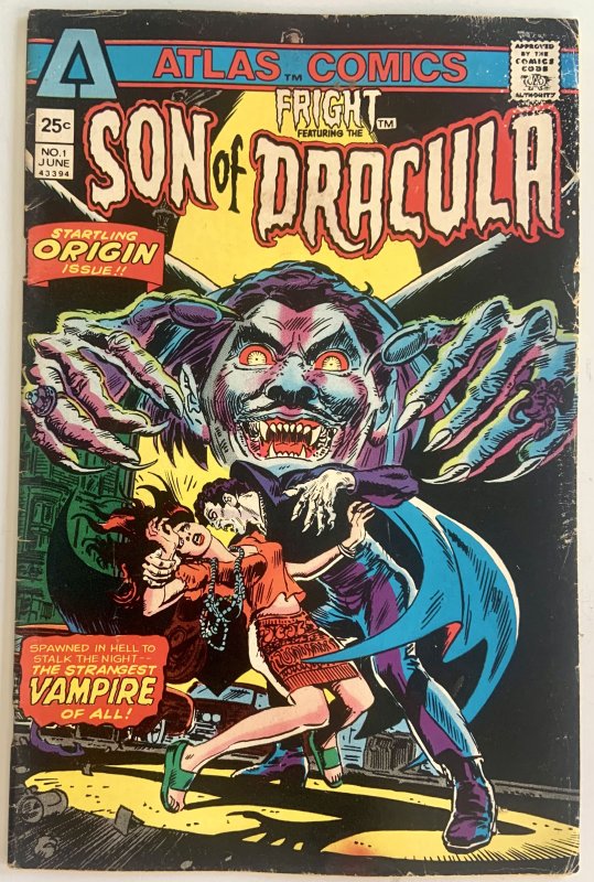 Fright: Son of Dracula #1 (VG, 1975)