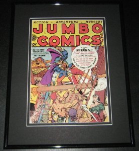 Jumbo Comics #12 Will Eisner Framed Cover Photo Poster 11x14 Official Repro