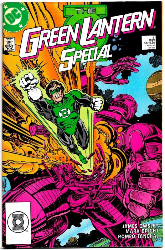 GREEN LANTERN SPECIAL #2 (Aug1989) 9.0 VF/NM  GL vs Giant Robots! 52 pages!