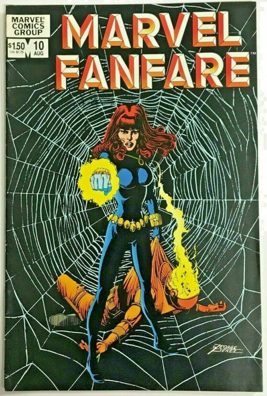 MARVEL FANFARE#10 VF 1983 BLACK WIDOW MARVEL COMICS