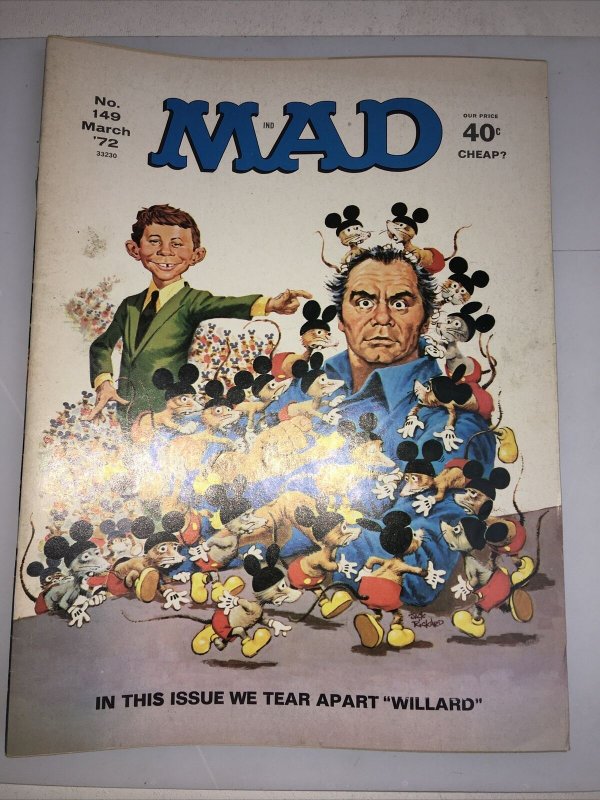 MAD Magazine #149 March 1972 Willard Jack Rickard cover art