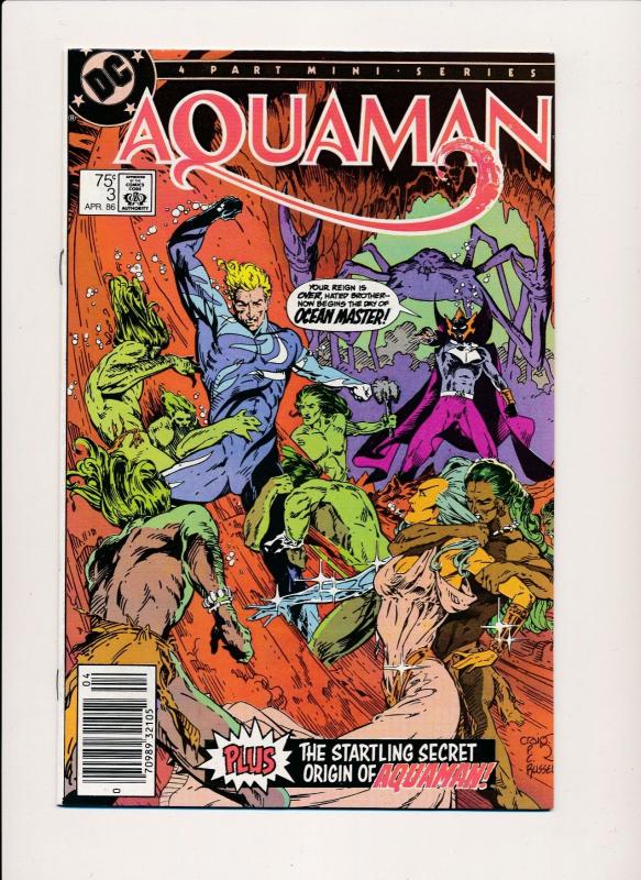 DC Comics AQUAMAN #3, 1986 Mini Series (HX667) ~ VF/NM