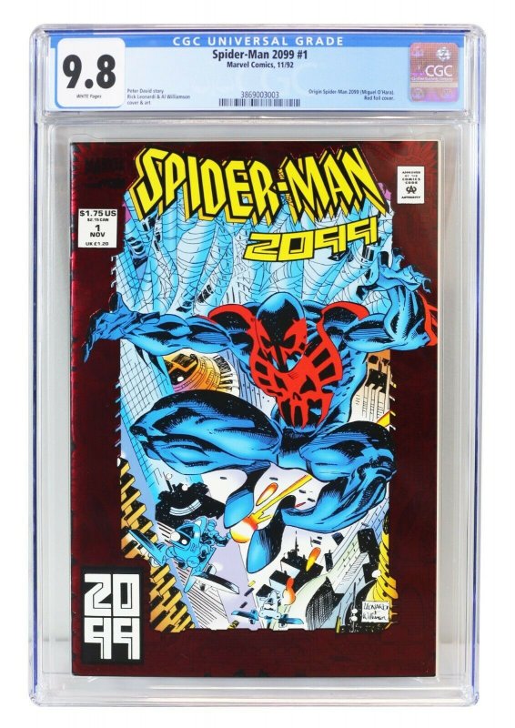 Spider-Man 2099 #1 CGC 9.8 1992 Marvel Comics 1st Miguel O'Hara