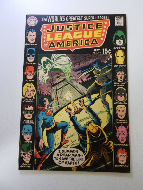 Justice League of America #83 (1970) VF- condition