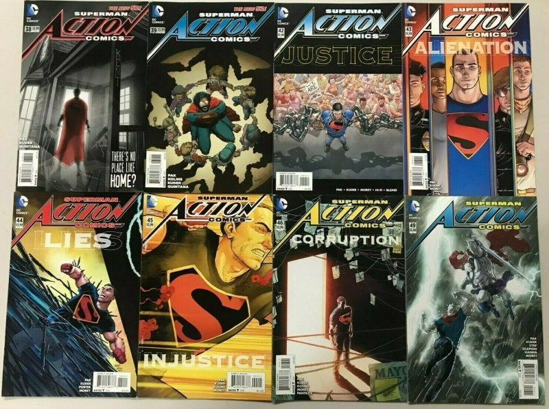 ACTION COMICS#38-49 LOT (8 BOOKS) 2016 DC COMICS THE NEW 52!