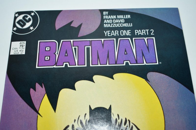 Batman #405 (1987) Year One Part 2 Frank Miller NM 9.4 Comic