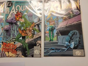 4 Aquaman DC Comic Books #1 2 3 4 Geffen Fleming Swan Vey 76 TJ3