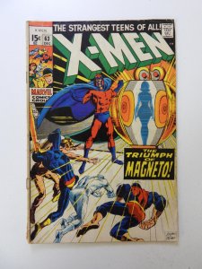 The X-Men #63 (1969) VG condition 1 spine split