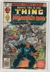 MARVEL TWO-IN-ONE (1974 MARVEL) #60 G/VG -05564